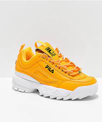 fila-yellow-designer-shoes