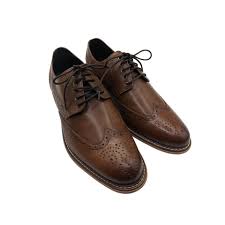 Buy Bar III Men's Shoes Parker Denim Leather Slip On Dress Oxfords, Blue,  Size 10.5 at