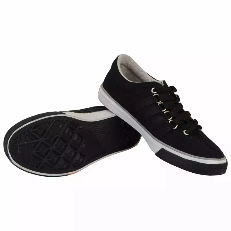 Sparx Black Sneakers