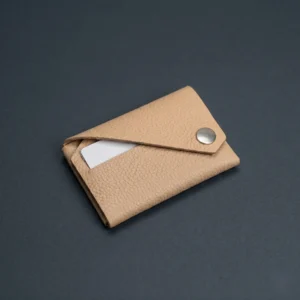 Mango Leather – Unisex Wallet beige